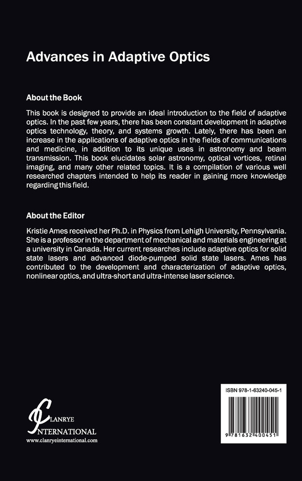 Advances in Adaptive Optics
