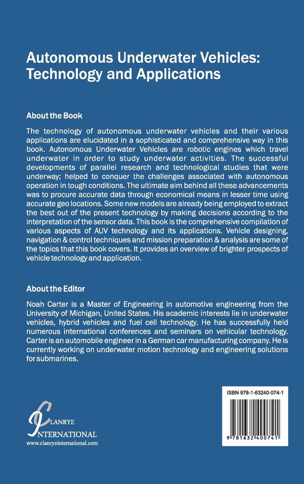 Autonomous Underwater Vehicles