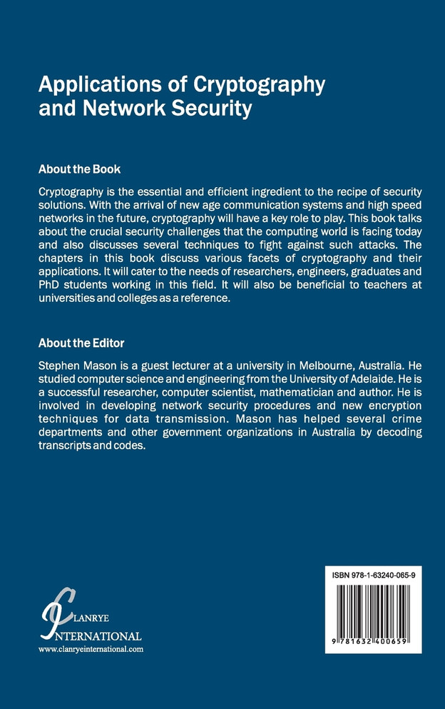 Applications of Cryptography and Network Security