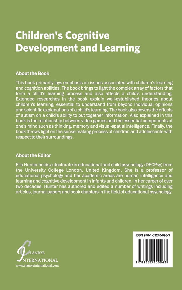 Children's Cognitive Development and Learning