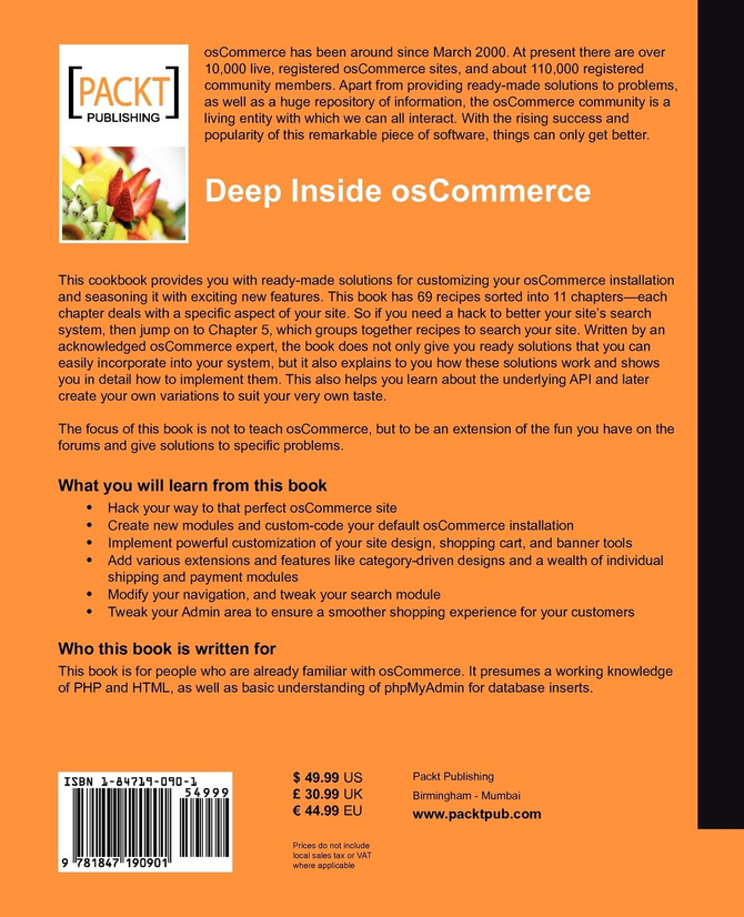 Deep Inside Oscommerce
