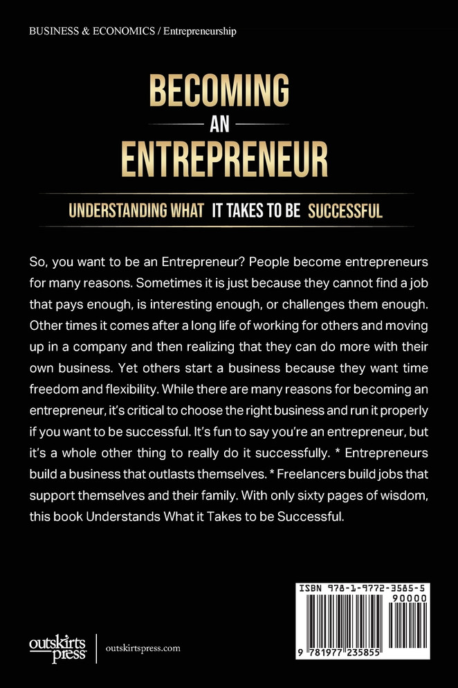 Becoming an Entrepreneur