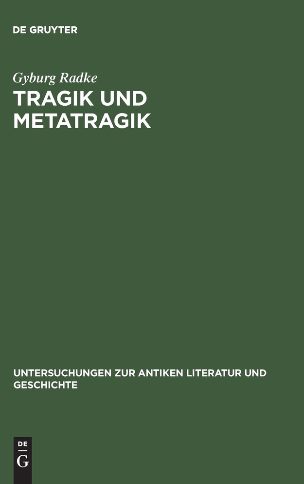 Tragik Und Metatragik