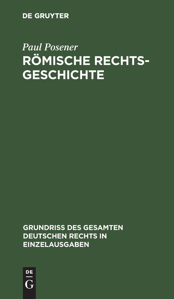Römische Rechtsgeschichte