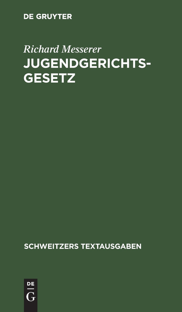 Jugendgerichtsgesetz