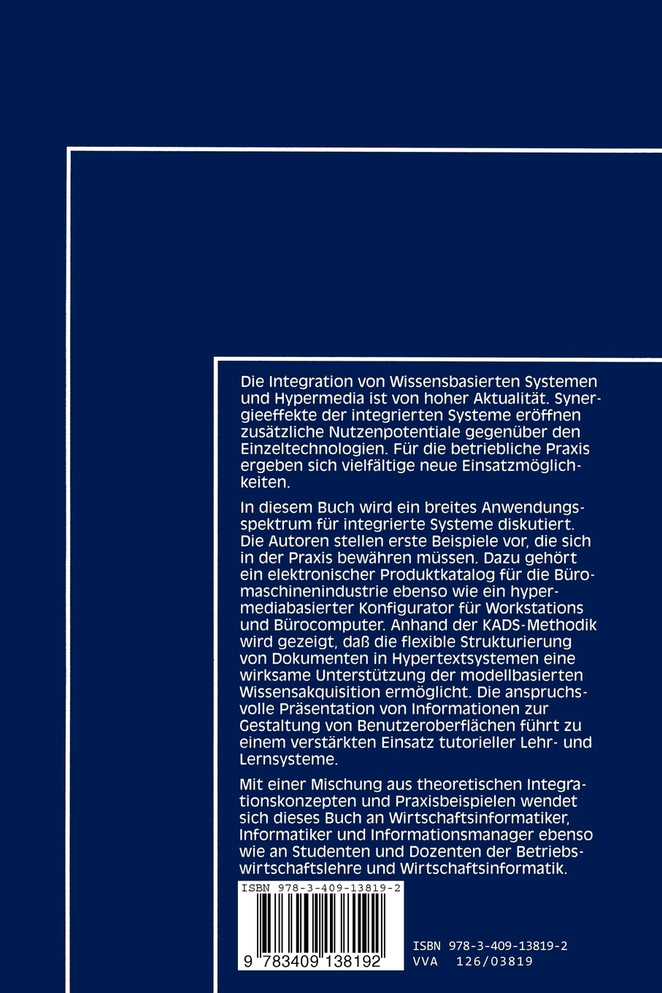 Wissensbasierte Systeme in der Wirtschaft 1992