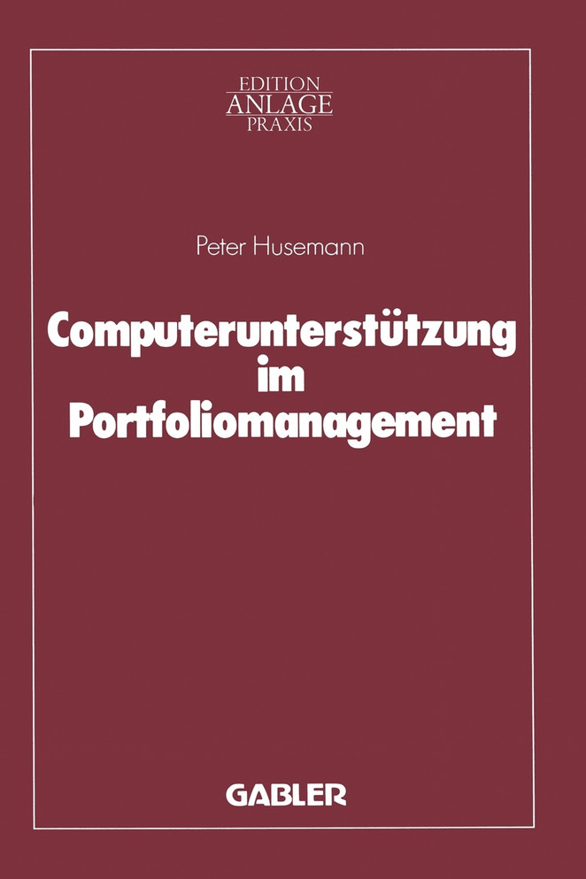 Computerunterstützung im Portfoliomanagement