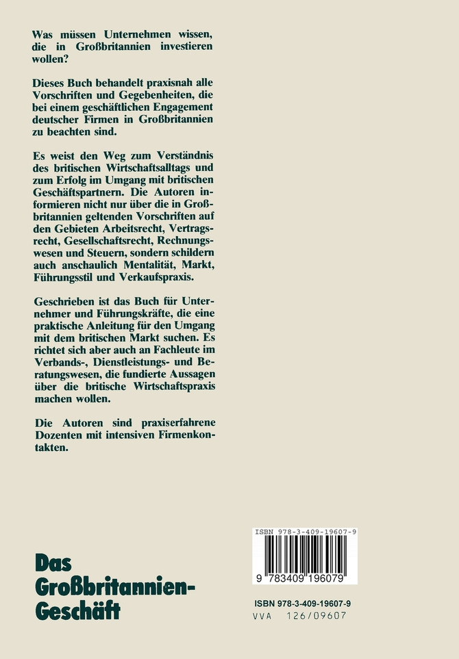 Das Großbritannien-Geschäft