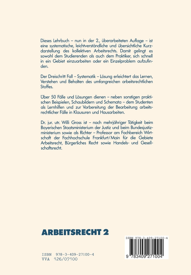 Arbeitsrecht 2