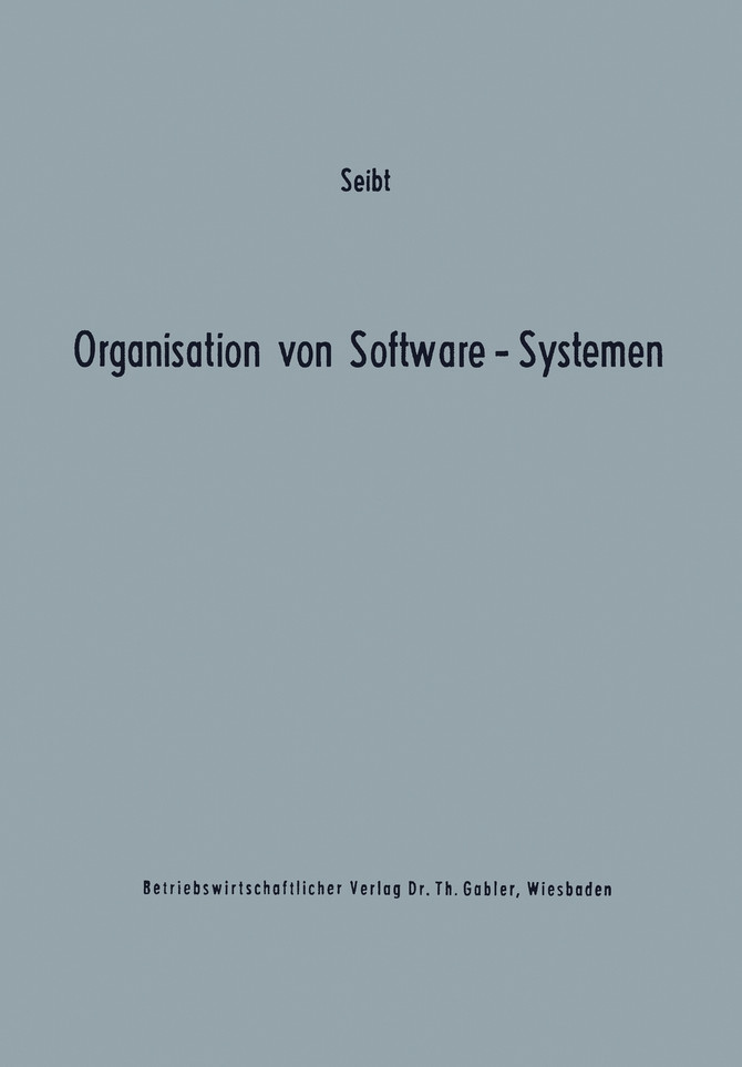 Organisation von Software-Systemen