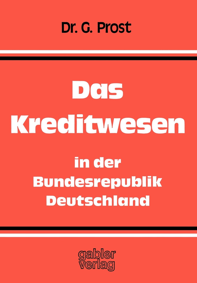 Das Kreditwesen in der Bundesrepublik Deutschland