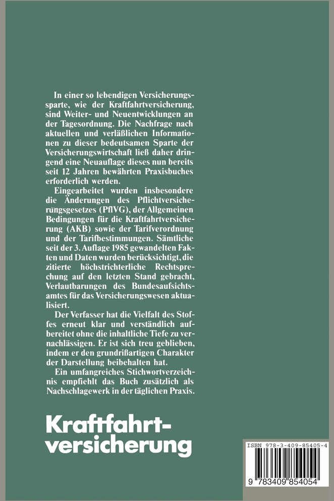 Kraftfahrtversicherung
