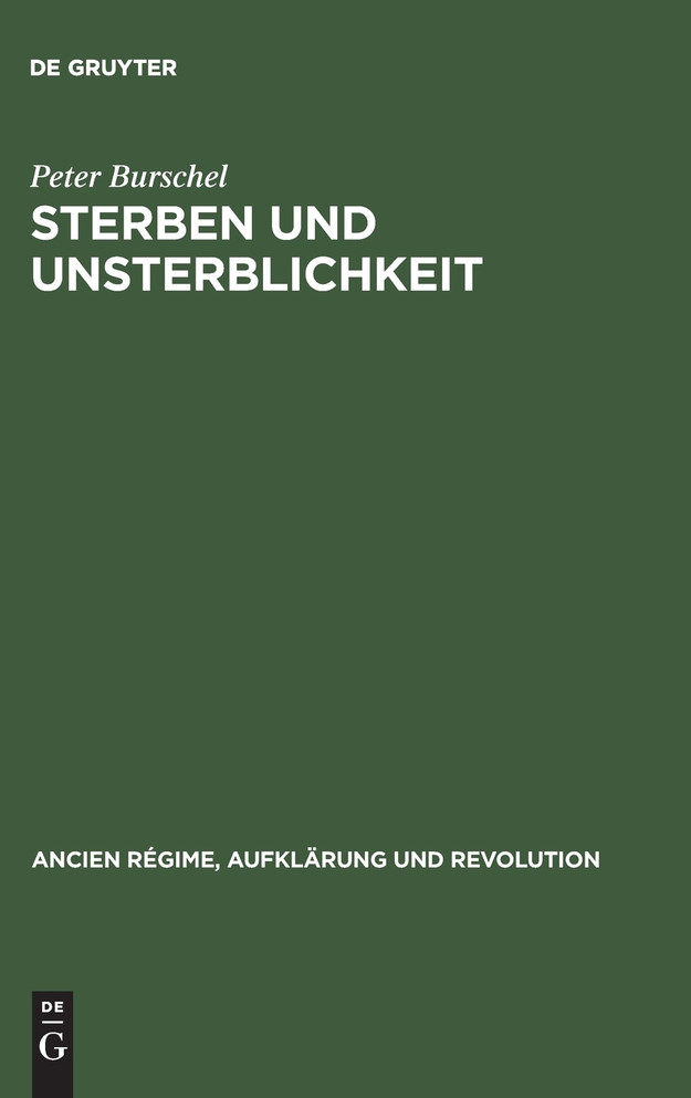 Sterben und Unsterblichkeit