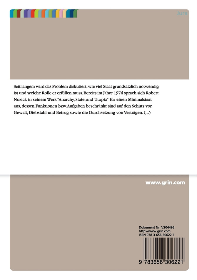 Governance und das optimale Ausmaß des Staates