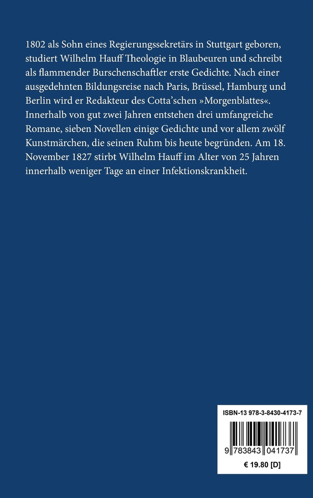 Der kleine Muck, Kalif Storch und andere Märchen