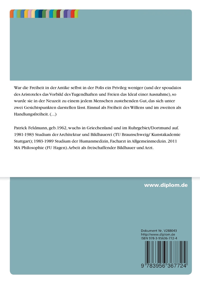 Das Problem der Freiheit in Spinozas Ethik