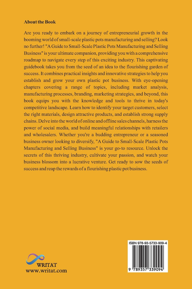 A Guide to SmallScale Plastic Pots Manufacturing and Selling Business