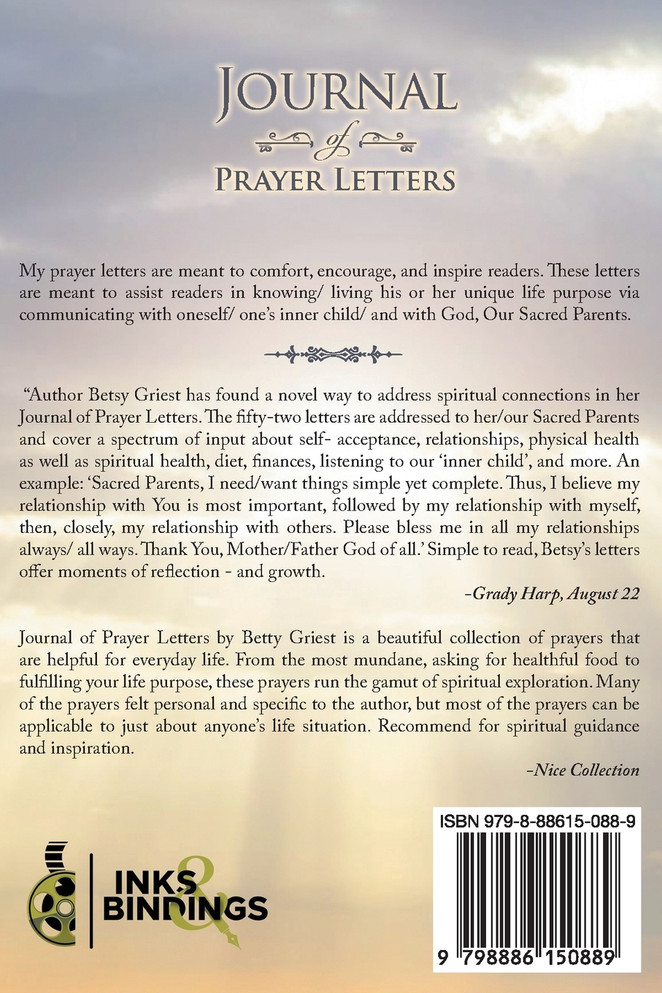 Journal of Prayer Letters