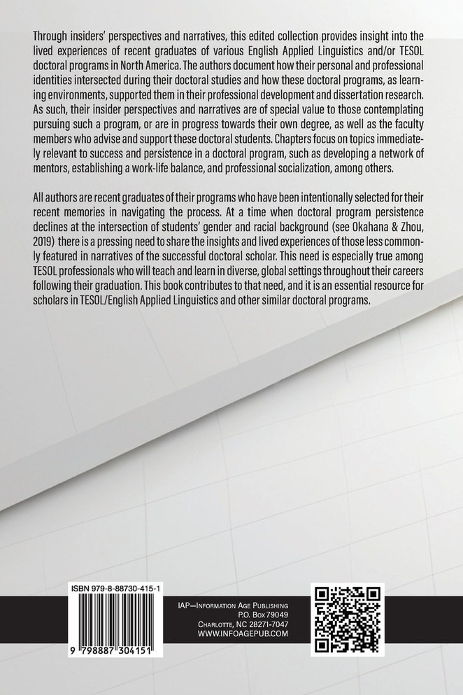 Narratives of TESOL Professionals