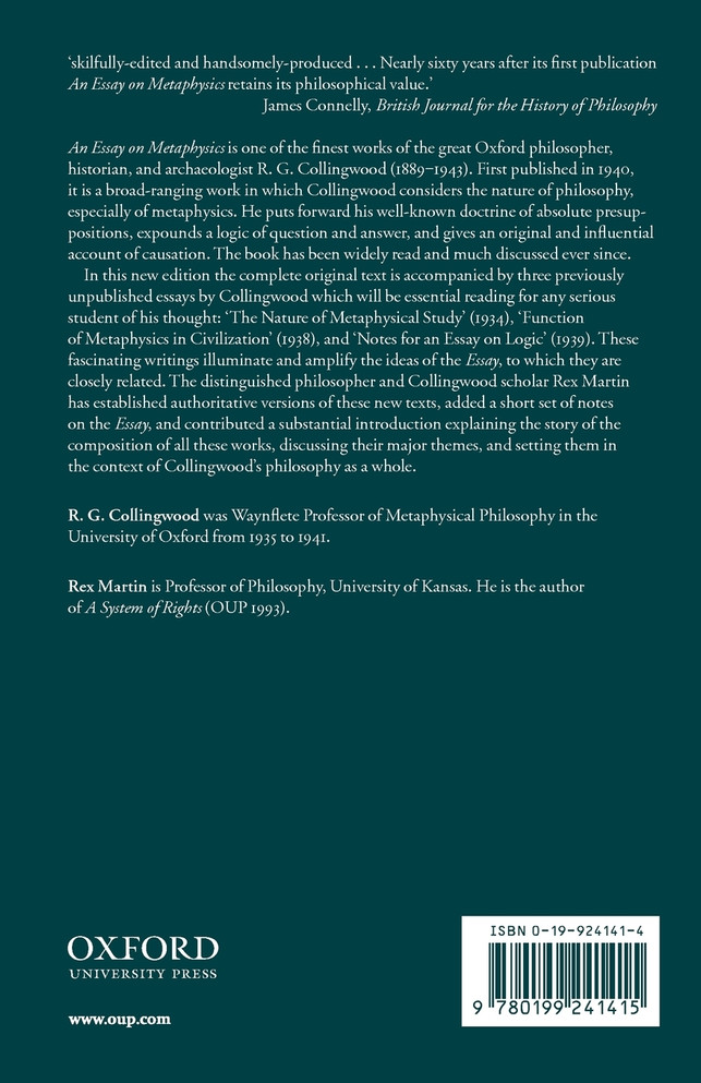 An Essay on Metaphysics