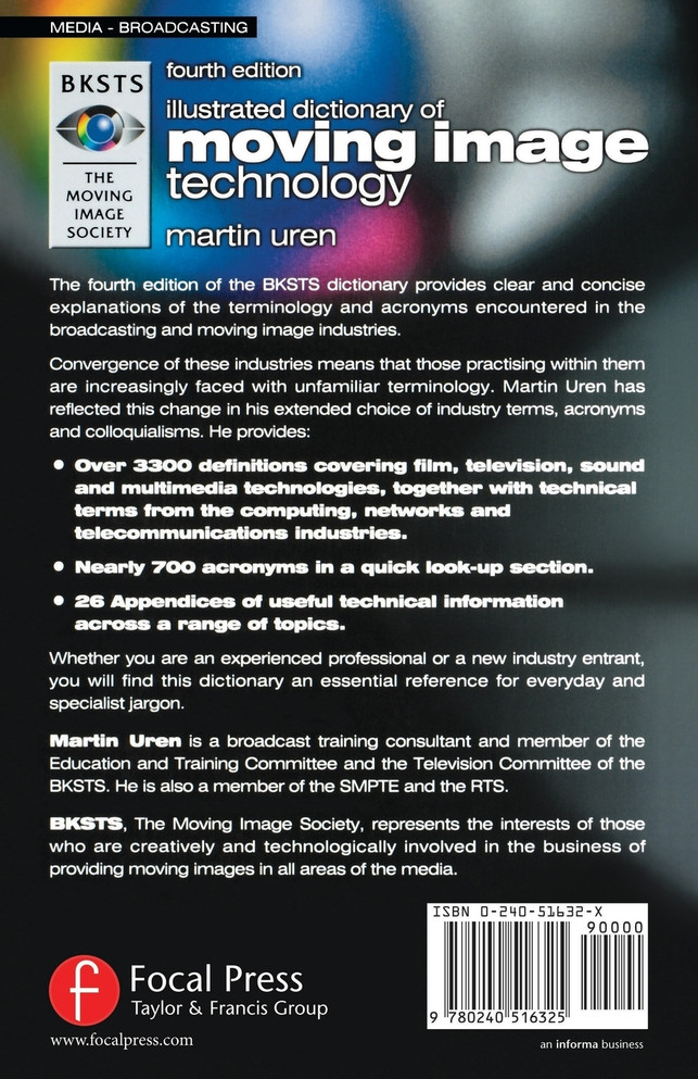 BKSTS Illustrated Dictionary of Moving Image Technology