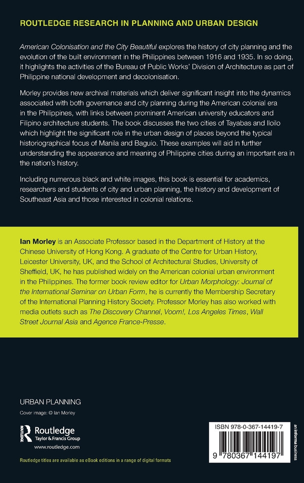 American Colonisation and the City Beautiful