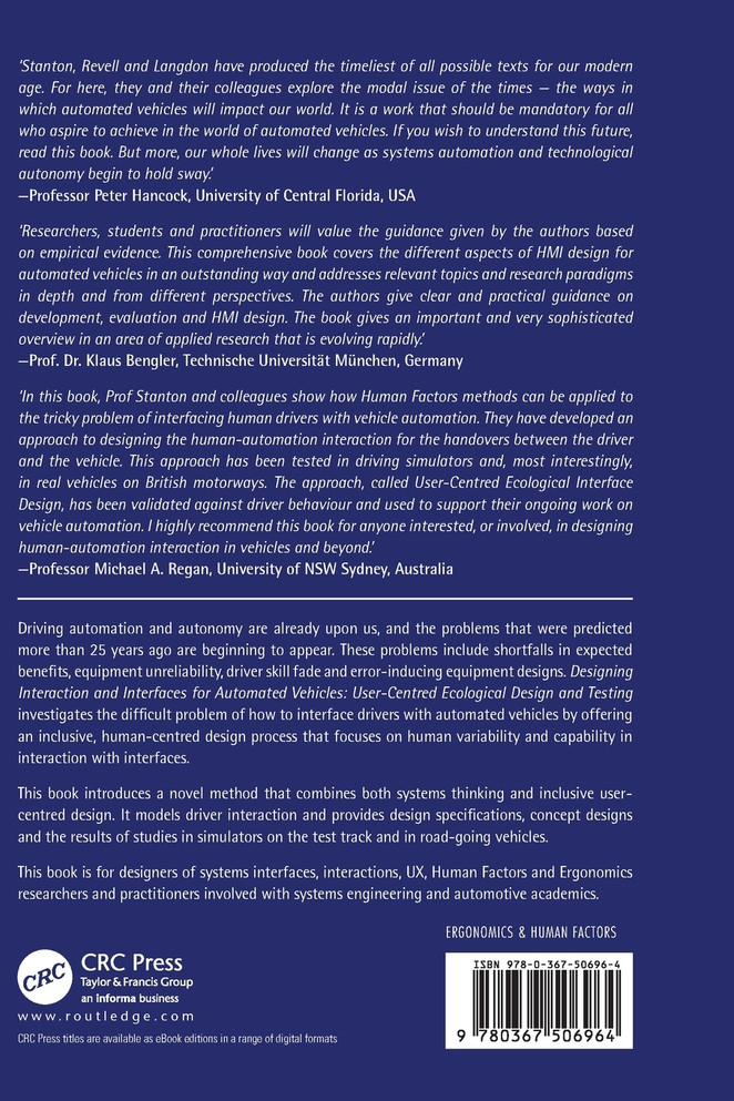 Designing Interaction and Interfaces for Automated Vehicles