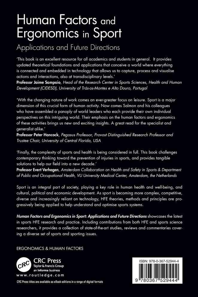 Human Factors and Ergonomics in Sport