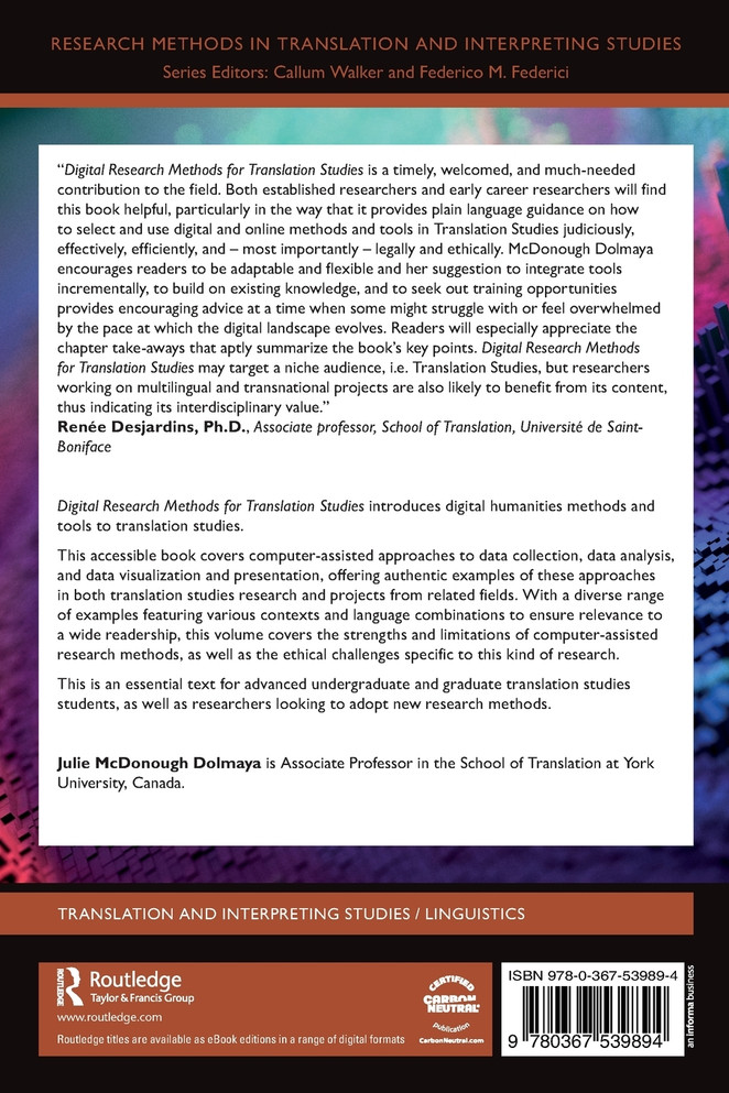 Digital Research Methods for Translation Studies