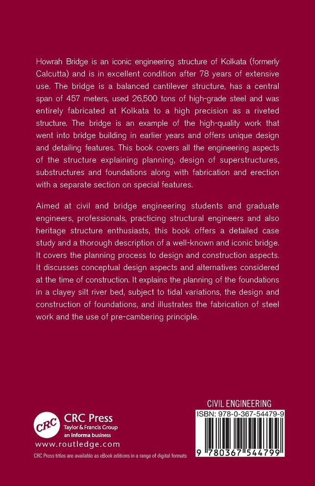 Engineering Aspects of Howrah Bridge at Kolkata (1943)