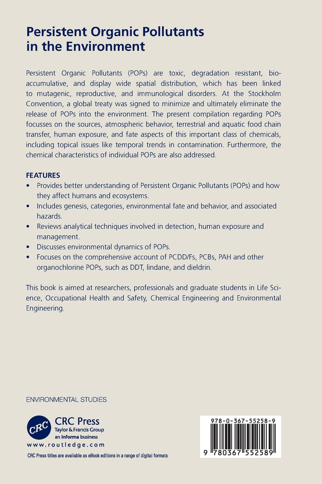 Persistent Organic Pollutants in the Environment