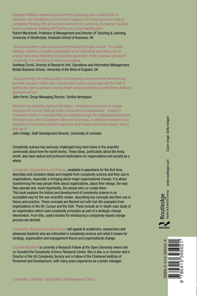 Complexity, Organizations and Change