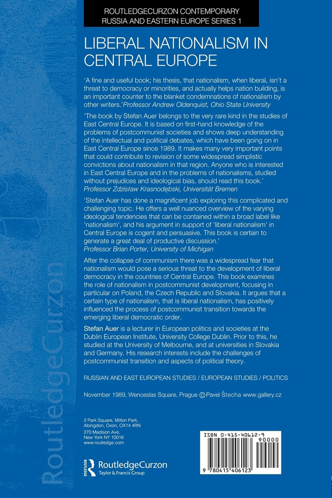 Liberal Nationalism in Central Europe