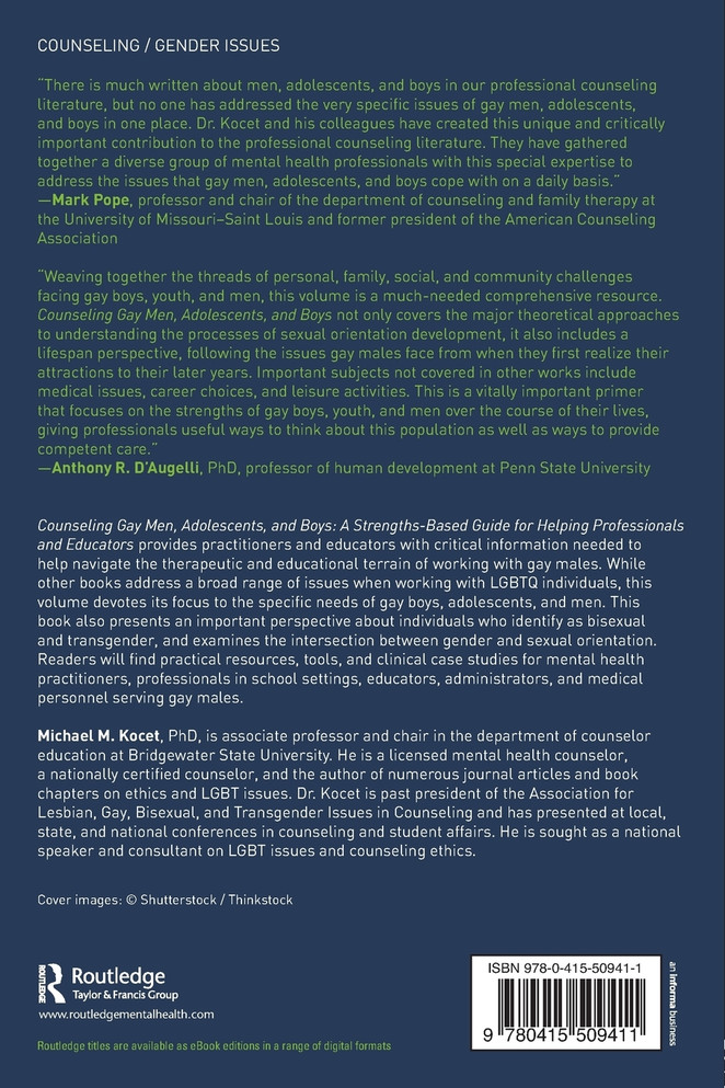 Counseling Gay Men, Adolescents, and Boys