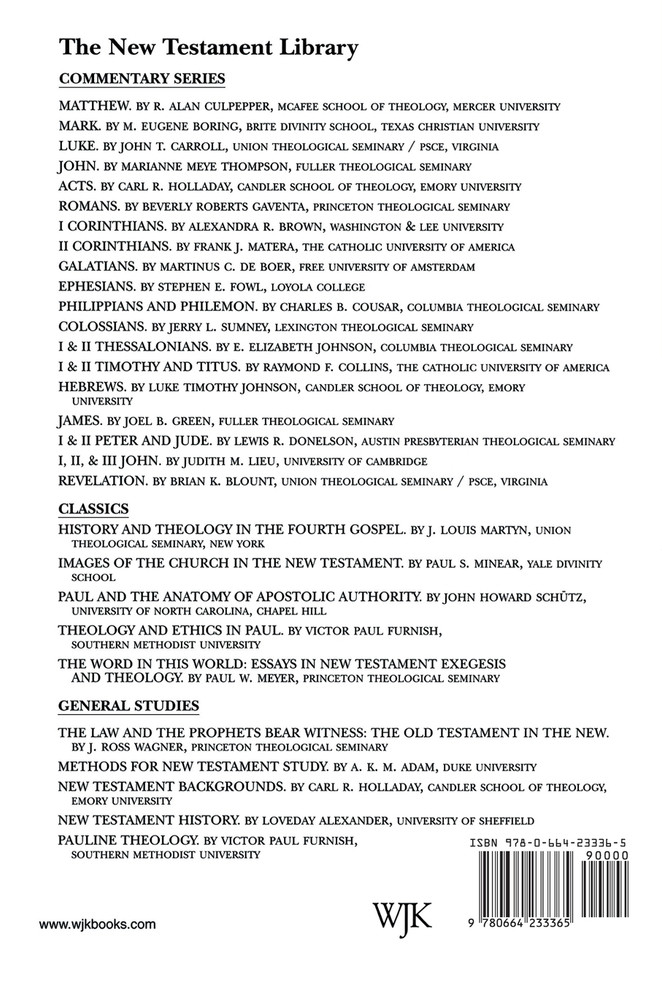 Theology and Ethics in Paul