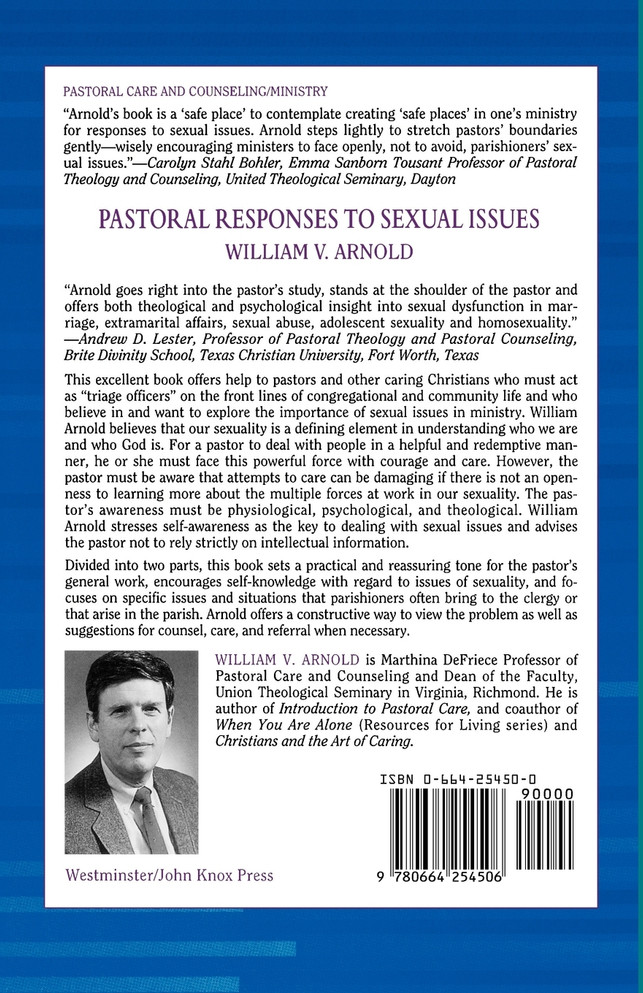 Pastoral Responses to Sexual Issues