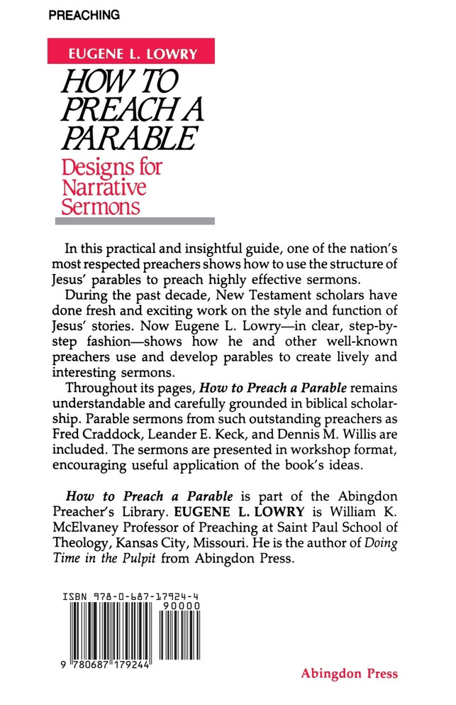 How to Preach a Parable