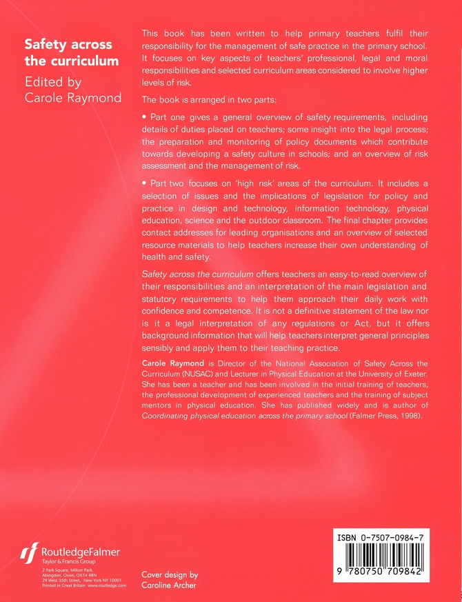 Safety Across the Curriculum