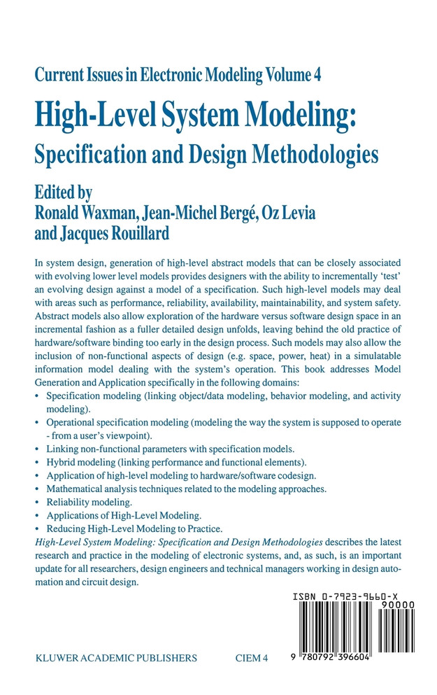 High-Level System Modeling