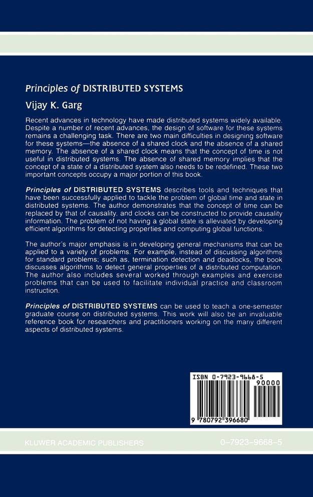 Principles of Distributed Systems