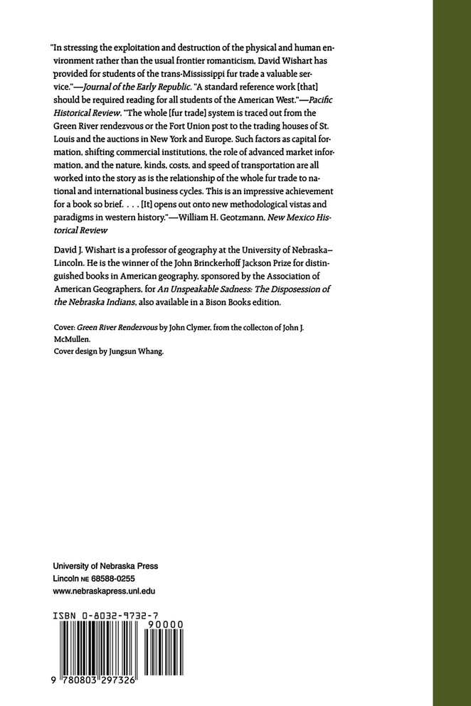 The Fur Trade of the American West, 1807-1840