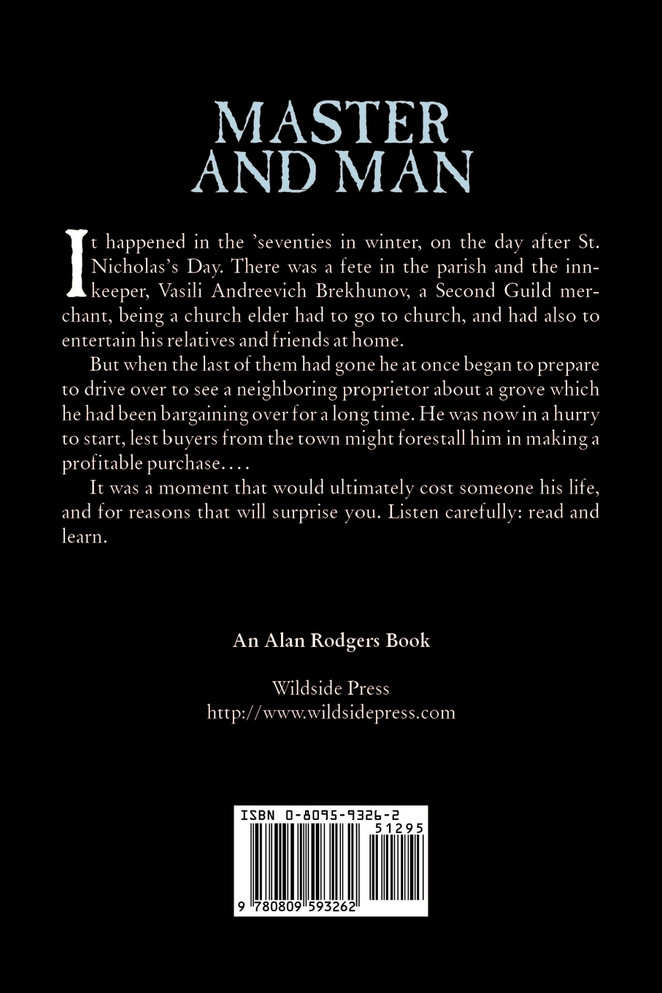 Master and Man by Leo Tolstoy, Fiction, Classics