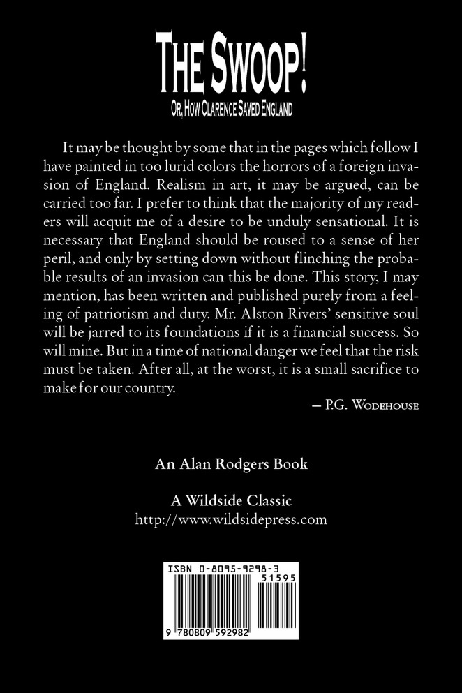 The Swoop! by P. G. Wodehouse, Fiction, Literary