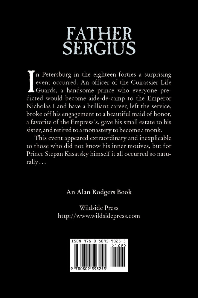 Father Sergius by Leo Tolstoy, Fiction, Literary