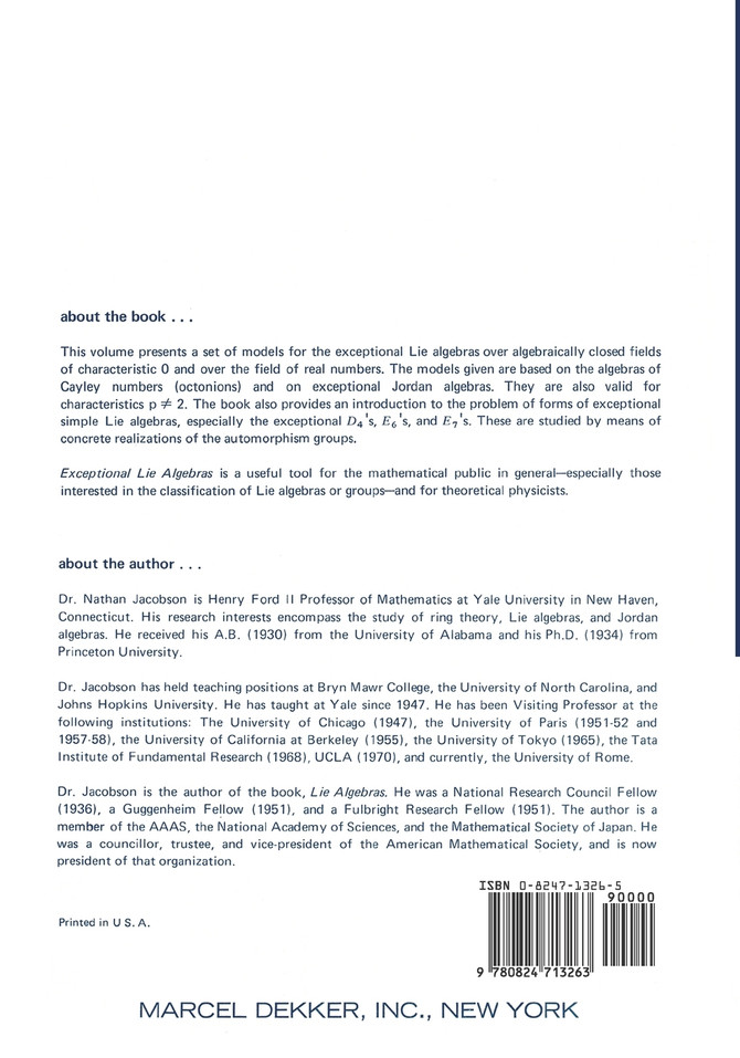 Exceptional Lie Algebras