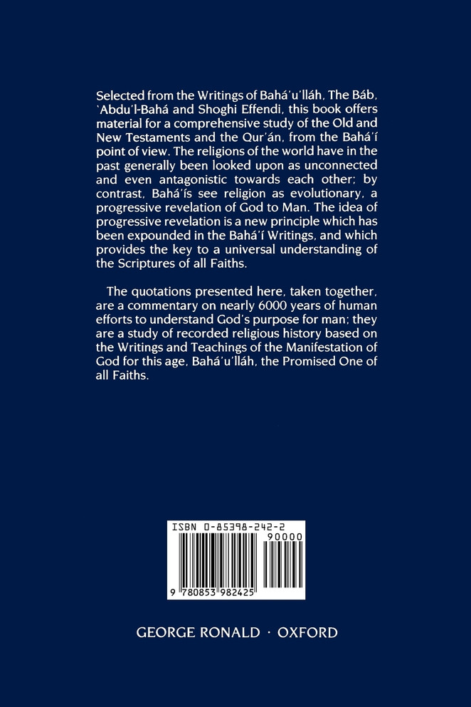 Baha'i References to Judaism Christianity & Islam