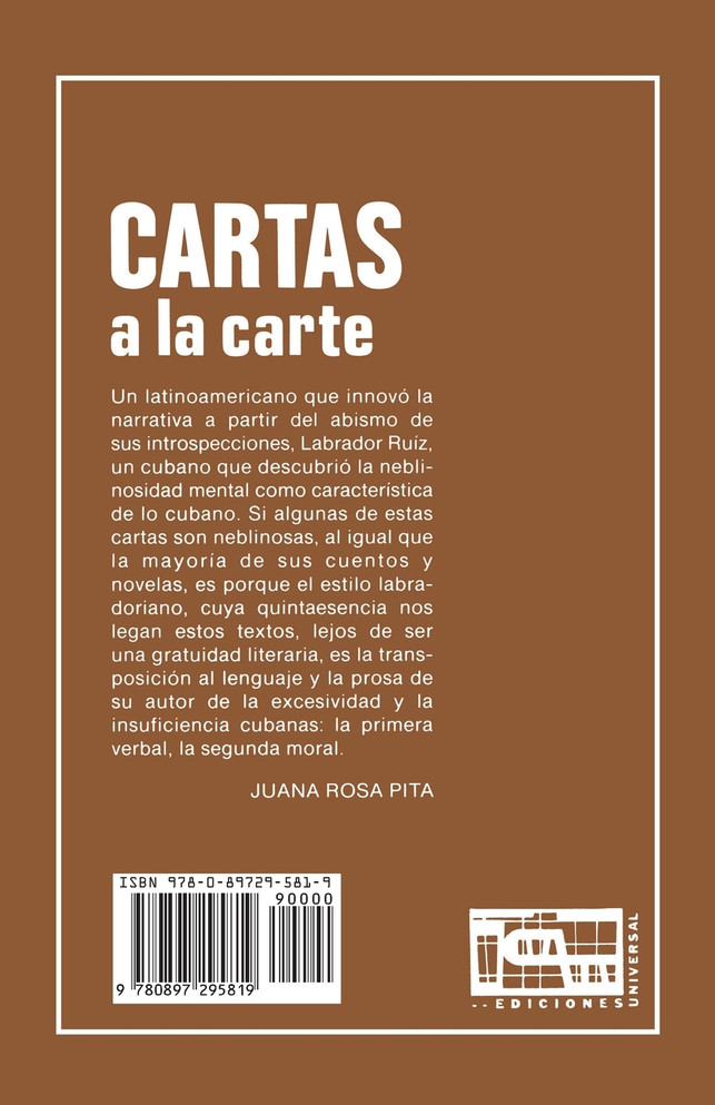CARTAS A LA CARTE