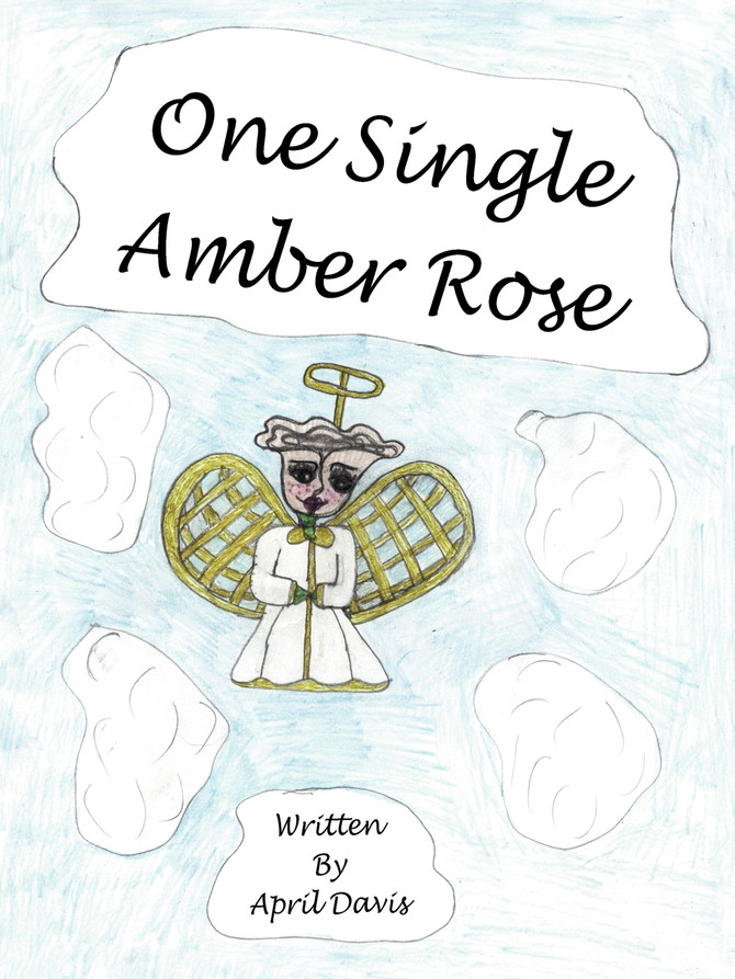 ONE SINGLE AMBER ROSE