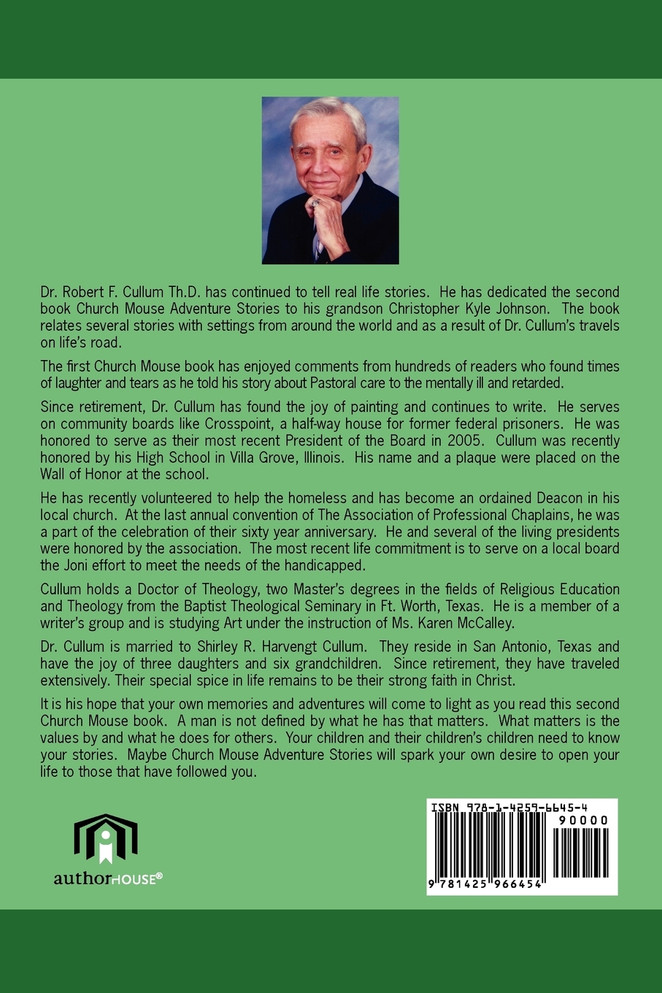 CHURCH MOUSE ADVENTURE STORIES