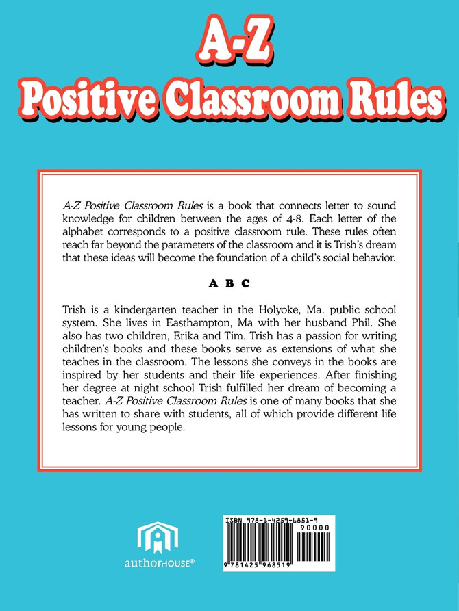 A-Z Positive Classroom Rules